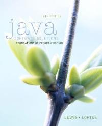 Java Software Solutions 8th Edition Answers